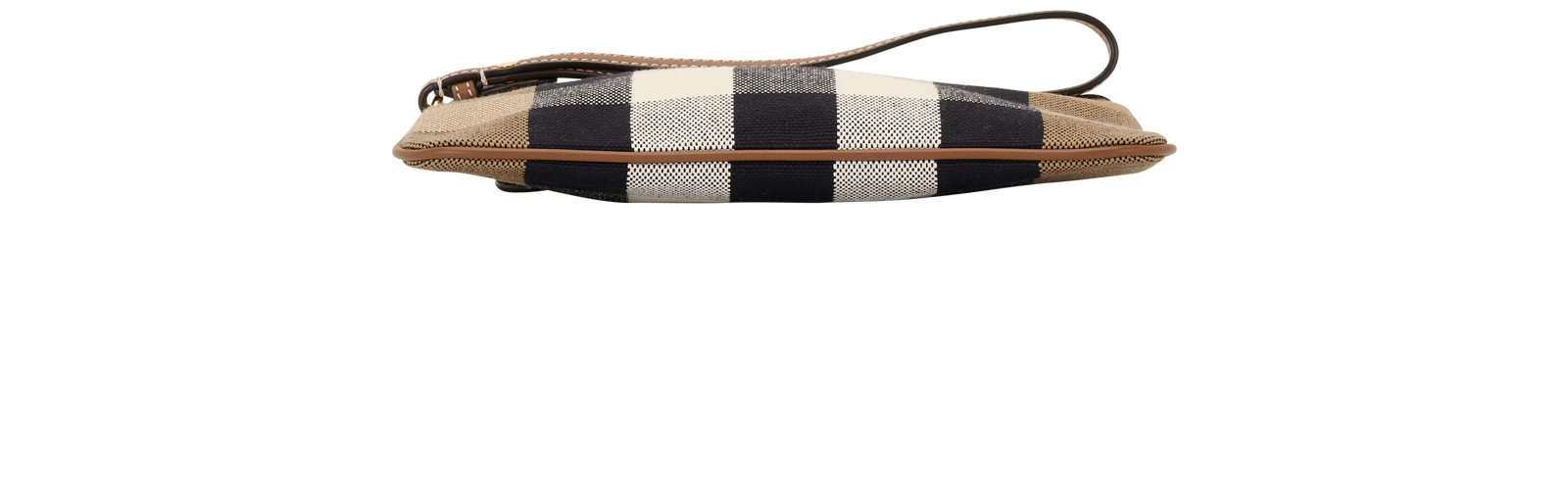 Wristlet Novacheck, &pound;195, Accessories, Beige/Black/Cream, Canvas, Top view